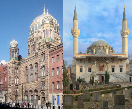 Besuch in der Synagoge und Moschee