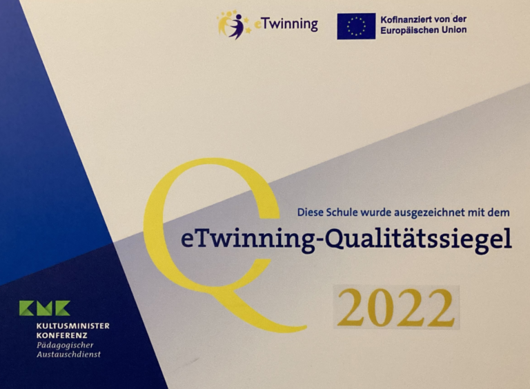 eTwinning-Qualitätssiegel 2022