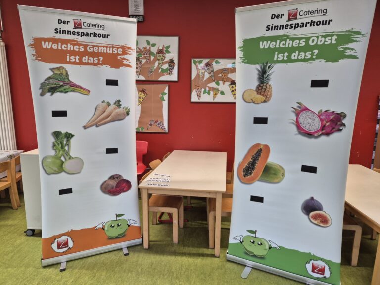 Sinnesparkour in der Mensa